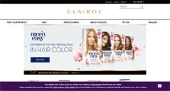 Desktop Screenshot of clairol.com